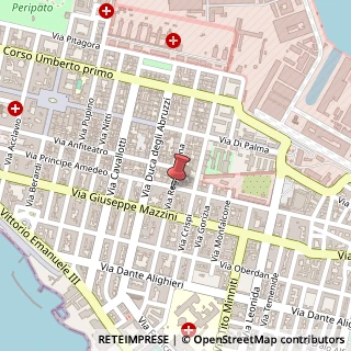 Mappa Via Principe Amedeo, 194, 74123 Taranto, Taranto (Puglia)