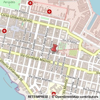Mappa Via Principe Amedeo,  199, 74100 Taranto, Taranto (Puglia)