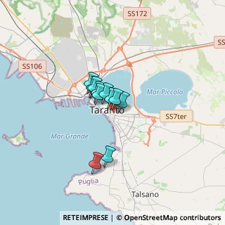 Mappa Via Crispi, 74123 Taranto TA, Italia (2.01636)