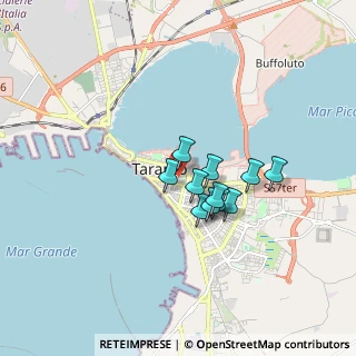 Mappa Via Crispi, 74123 Taranto TA, Italia (1.24909)