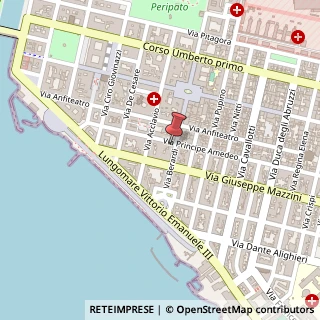 Mappa Via Principe Amedeo, 60, 74123 Taranto, Taranto (Puglia)