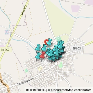 Mappa Via Giuseppe Toniolo, 74021 Carosino TA, Italia (0.34)