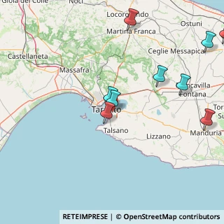 Mappa Via Bùccari, 74121 Taranto TA, Italia (25.09818)