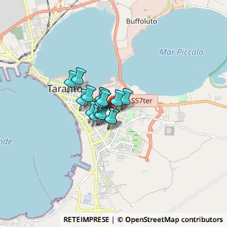 Mappa Via Bùccari, 74121 Taranto TA, Italia (0.90563)