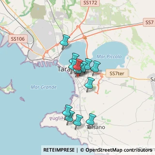 Mappa Via Tirrenia, 74121 Taranto TA, Italia (2.74846)