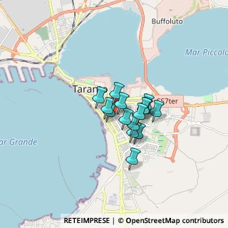 Mappa Via Tirrenia, 74121 Taranto TA, Italia (1.03267)