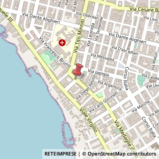 Mappa Via Laclos de Pietro,  11, 74100 Taranto, Taranto (Puglia)