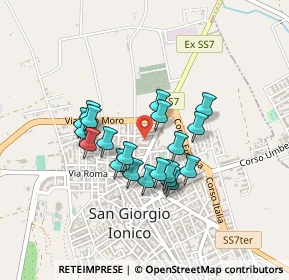 Mappa Via G. Carducci, 74027 San Giorgio Ionico TA, Italia (0.3715)