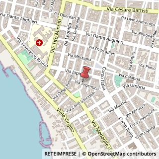 Mappa Via Argentina, 37, 74121 Taranto, Taranto (Puglia)