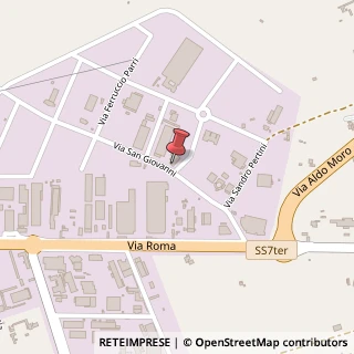 Mappa Via San Giovanni Bosco, 1, 74027 Castellaneta, Taranto (Puglia)