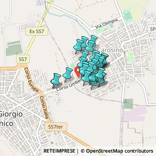 Mappa Vico Degli Orti, 74021 Carosino TA, Italia (0.26667)
