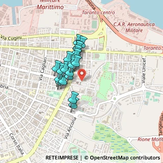 Mappa Via Lacaita, 74121 Taranto TA, Italia (0.3205)