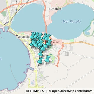 Mappa Via Lacaita, 74121 Taranto TA, Italia (1.07882)