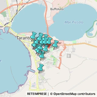 Mappa Via G. Lacaita, 74121 Taranto TA, Italia (1.11118)