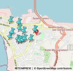 Mappa Via Lacaita, 74121 Taranto TA, Italia (1.07077)