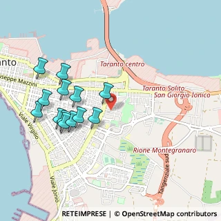Mappa Via G. Lacaita, 74121 Taranto TA, Italia (1.07077)