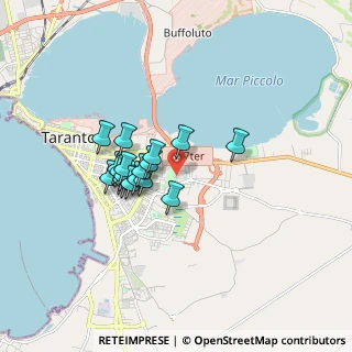 Mappa Via Capitano Andrea Capozzi, 74121 Taranto TA, Italia (1.37444)