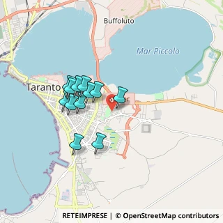 Mappa Via Capitano Andrea Capozzi, 74121 Taranto TA, Italia (1.57083)