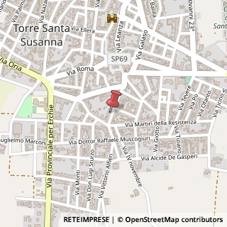 Mappa Via Arciprete Pace, 40, 72028 Torre Santa Susanna, Brindisi (Puglia)