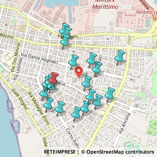 Mappa Via Emanuele Basile, 74121 Taranto TA, Italia (0.4885)