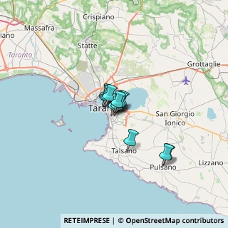 Mappa Via Emanuele Basile, 74121 Taranto TA, Italia (3.33583)