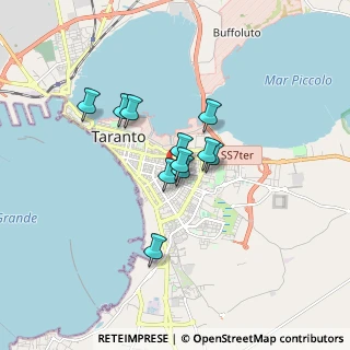 Mappa Via Emanuele Basile, 74121 Taranto TA, Italia (1.21091)