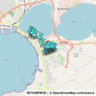 Mappa Via Plinio, 74121 Taranto TA, Italia (1.04)