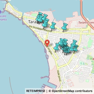 Mappa Via Lupo Renato Dario, 74121 Taranto TA, Italia (0.998)