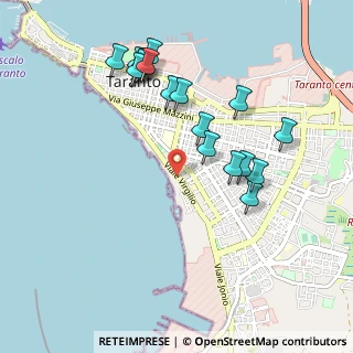 Mappa Via Lupo Renato Dario, 74121 Taranto TA, Italia (1.06941)