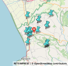 Mappa Via del Feudo, 84047 Capaccio SA, Italia (6.12765)