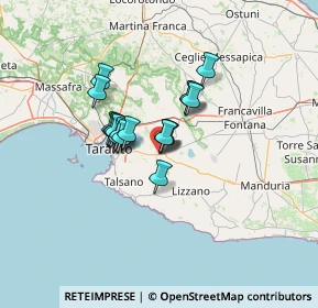 Mappa SS 7ter, 74027 San Giorgio Ionico TA (9.35389)