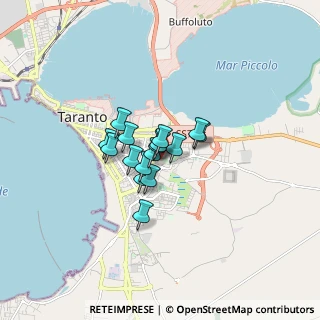 Mappa Via Pietro Calamandrei, 74121 Taranto TA, Italia (0.97125)