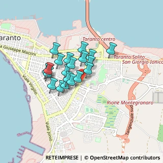 Mappa Via Galera Montefusco, 74121 Statte TA, Italia (0.6495)