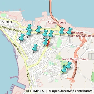 Mappa Via Galera Montefusco, 74121 Statte TA, Italia (0.93167)