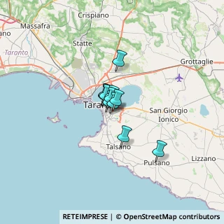 Mappa Via Galera Montefusco, 74121 Statte TA, Italia (2.91)