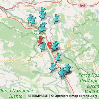 Mappa Via Stazione, 84030 Atena lucana SA, Italia (8.3485)