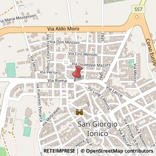 Mappa Via Semeraro, 7, 74027 Carosino, Taranto (Puglia)