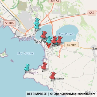 Mappa Via Friuli, 74121 Taranto TA, Italia (3.14364)