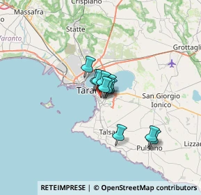 Mappa Via Friuli, 74121 Taranto TA, Italia (3.89)