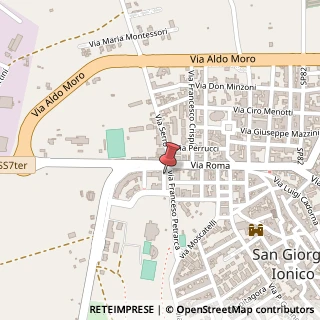 Mappa Via Andrea Palladio, 1, 74027 Martone, Reggio di Calabria (Calabria)