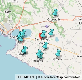Mappa SP 109, 74027 San Giorgio Ionico TA (7.31)