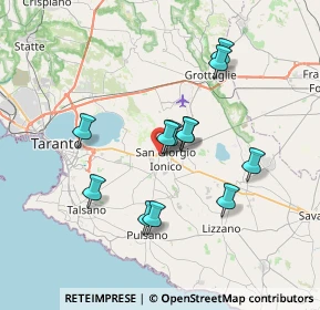 Mappa SP 109, 74027 San Giorgio Ionico TA (6.63083)