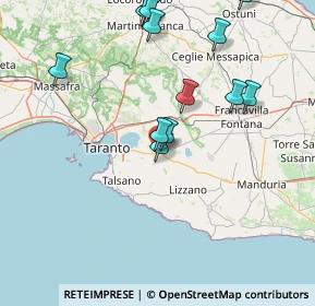 Mappa SP 109, 74027 San Giorgio Ionico TA (18.46308)