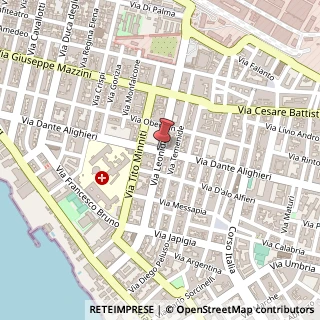 Mappa Via Leonida da Taranto, , 74100 Taranto, Taranto (Puglia)