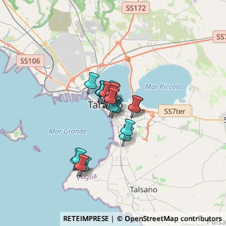 Mappa Via Leonida, 74121 Taranto TA, Italia (2.206)