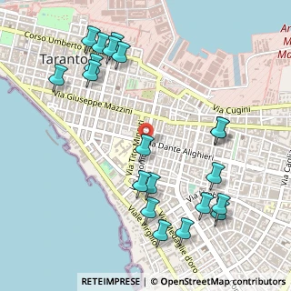 Mappa Via Leonida, 74121 Taranto TA, Italia (0.6715)