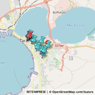 Mappa Via la Spezia, 74121 Taranto TA, Italia (1.43063)