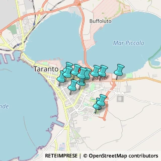 Mappa Via Brindisi, 74121 Taranto TA, Italia (1.05154)