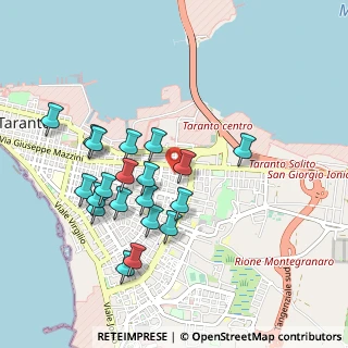Mappa Via Brindisi, 74121 Taranto TA, Italia (0.988)