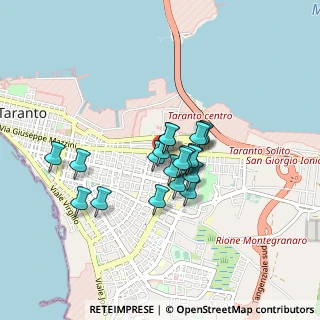 Mappa Via Brindisi, 74121 Taranto TA, Italia (0.6305)